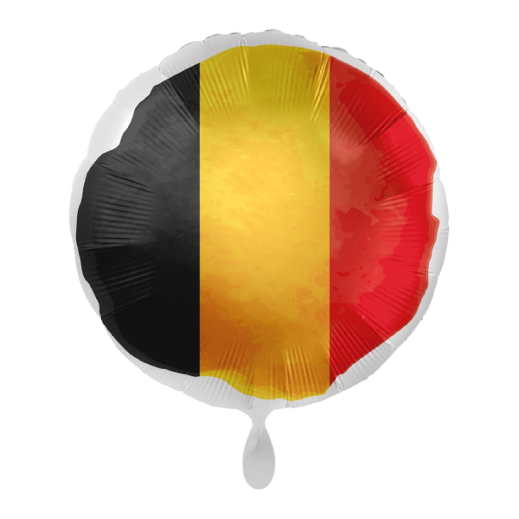 EL circle foil balloon Belgium flag 45 cm