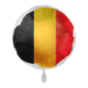 EL circle foil balloon Belgium flag 45 cm