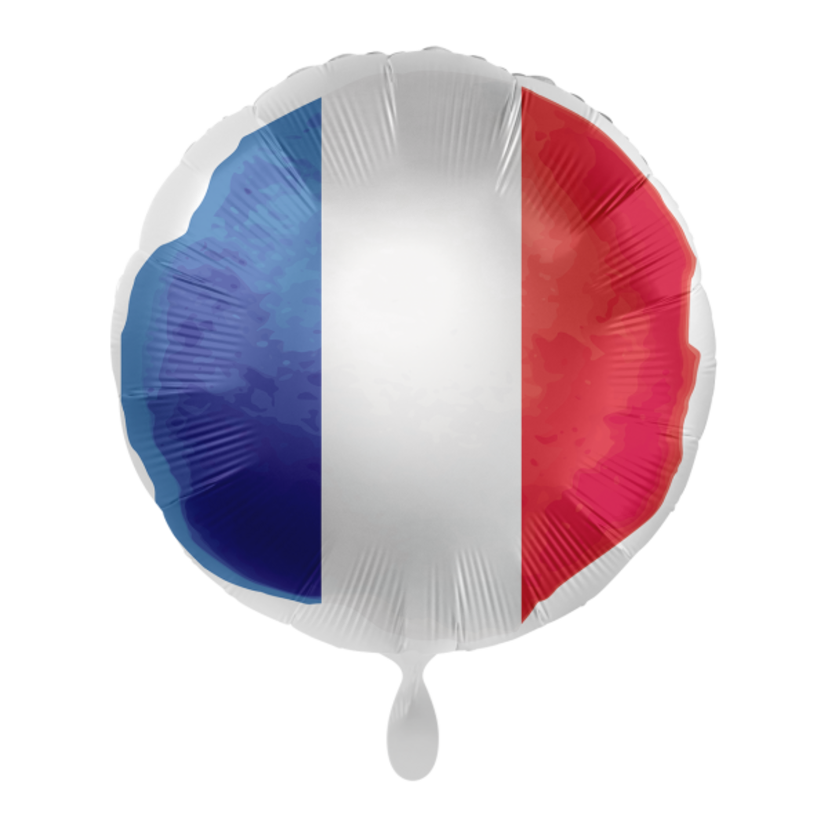 EL circle foil balloon France flag 45 cm