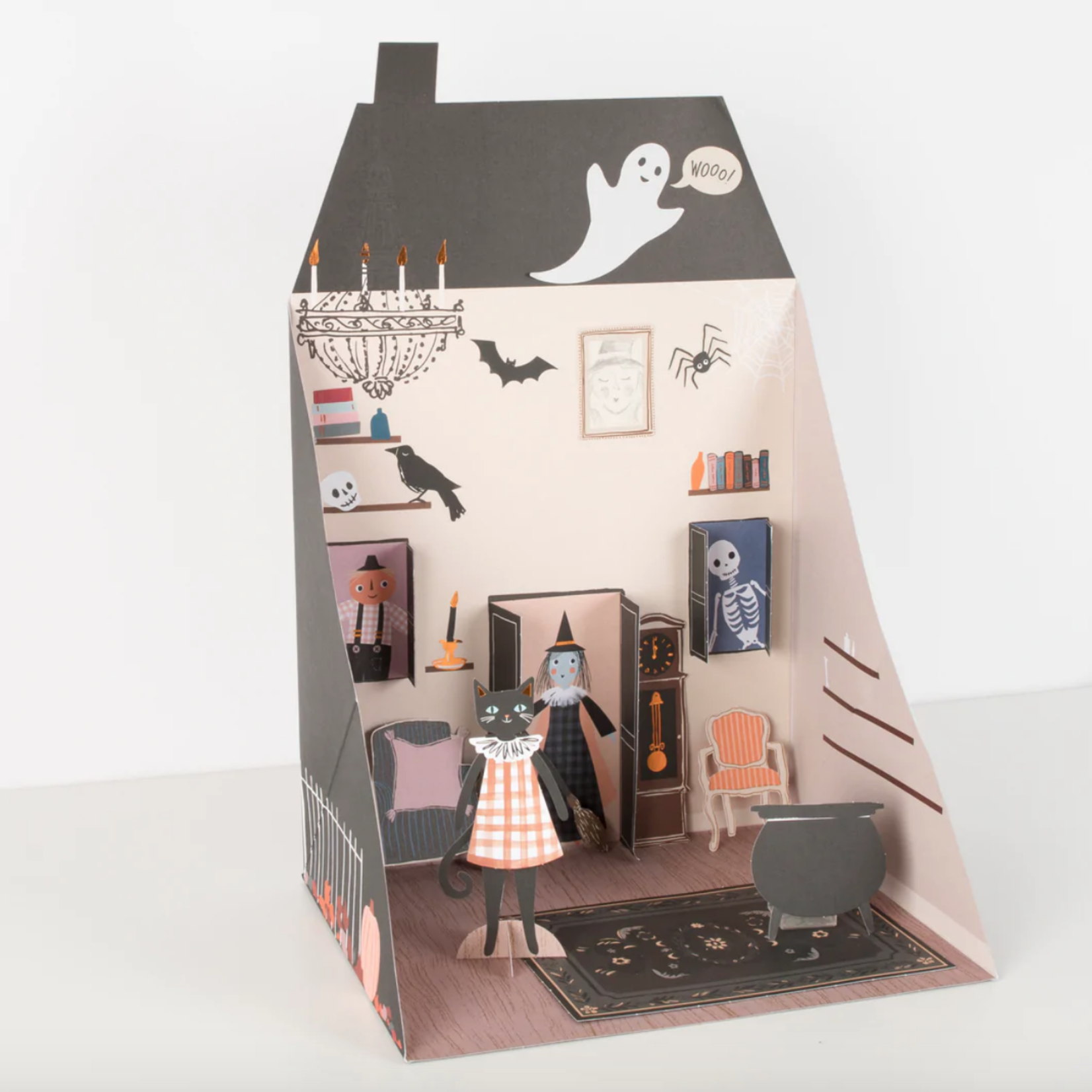 MERIMERI Halloween paper play house