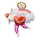 PD Foil balloon Cupid, 82x99 cm, mix