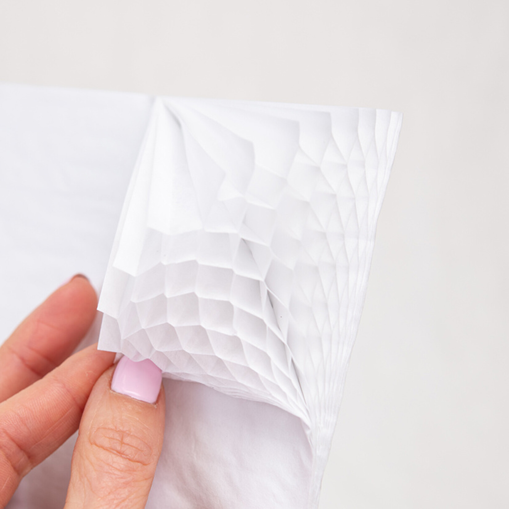 honeycomb paper white