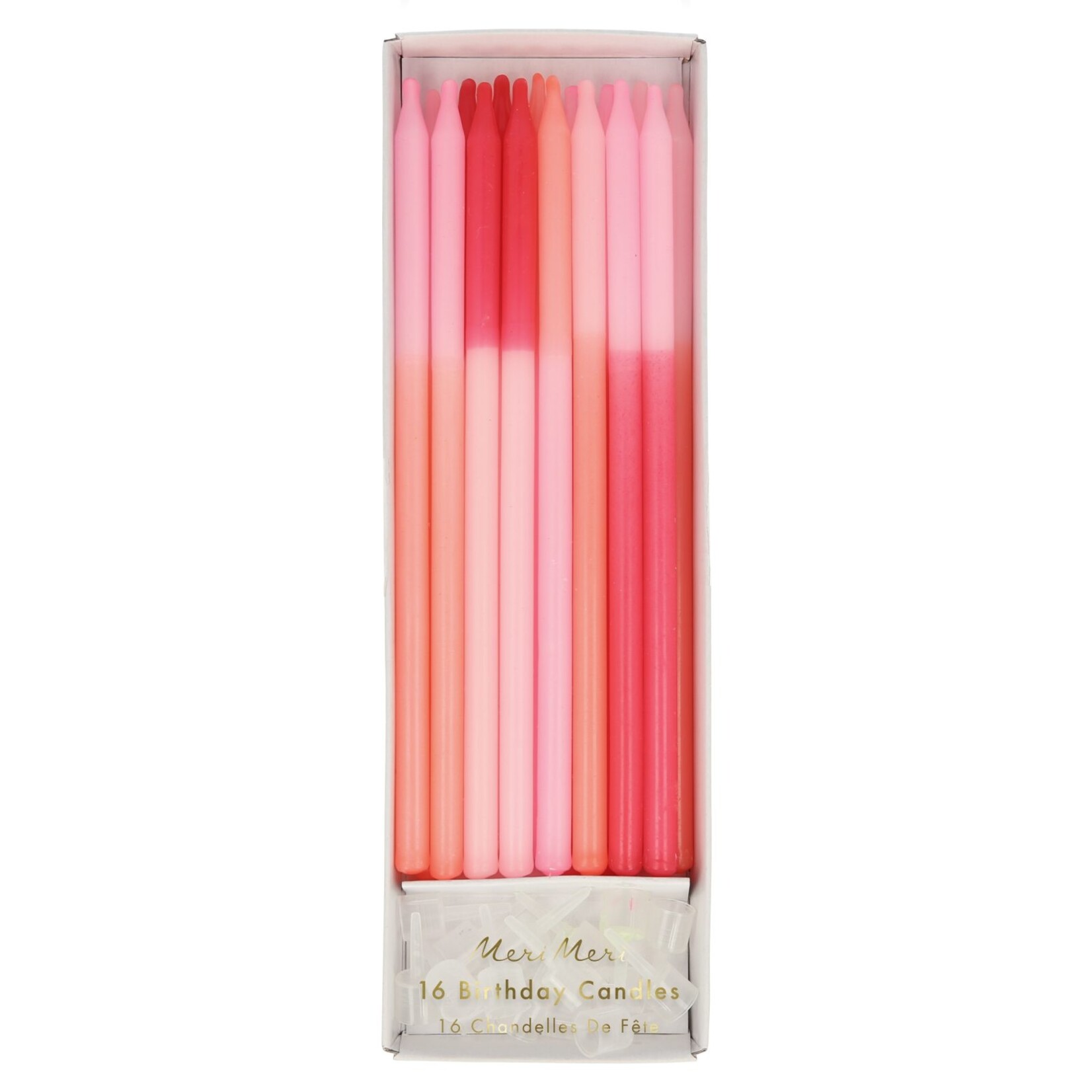 MERIMERI Pink color block candles