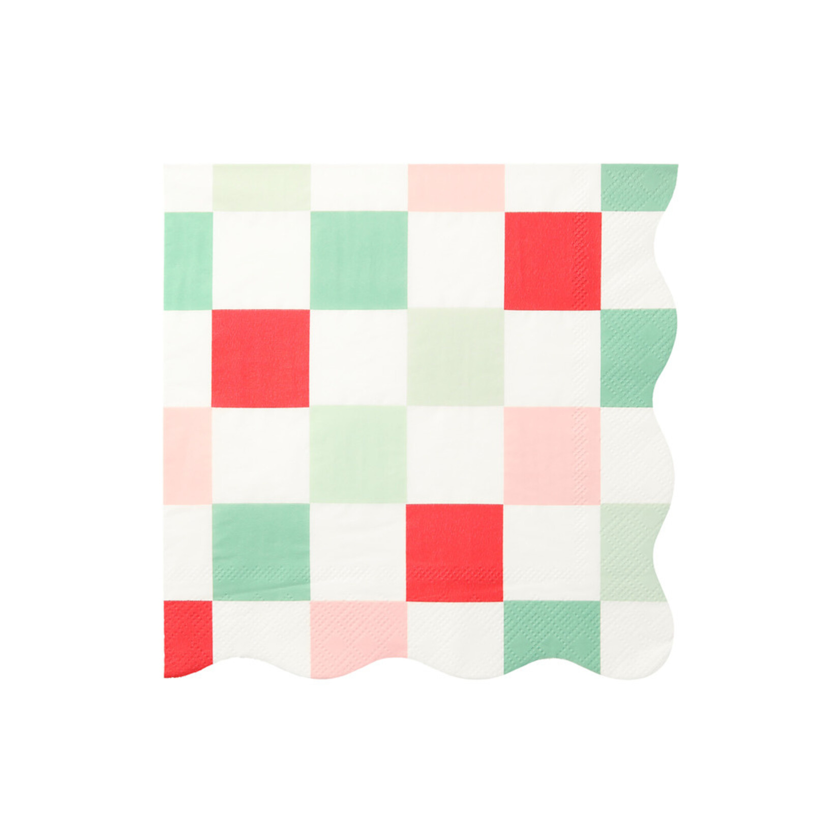 MERIMERI Multi check napkins L