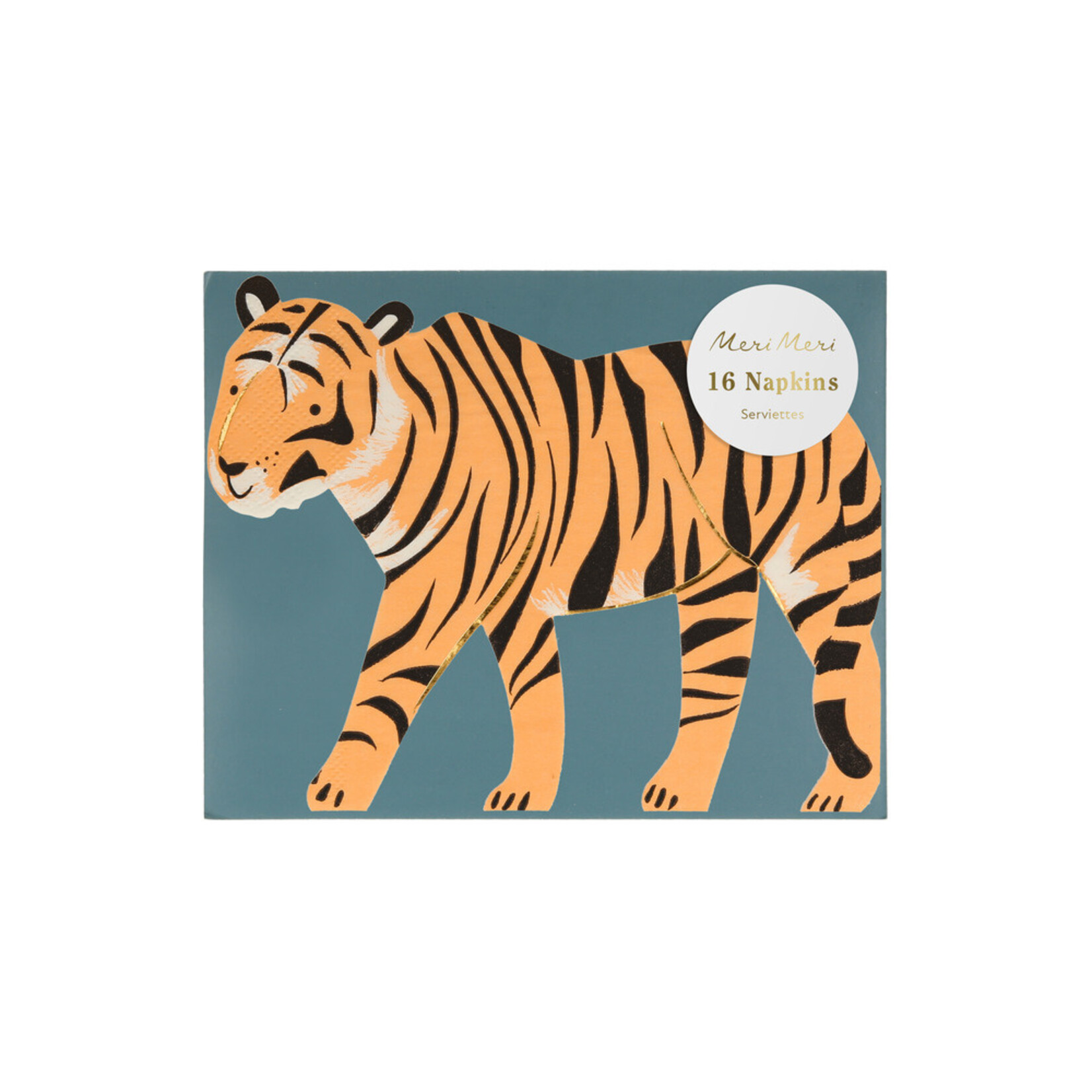 MERIMERI Tiger napkins (8pcs)