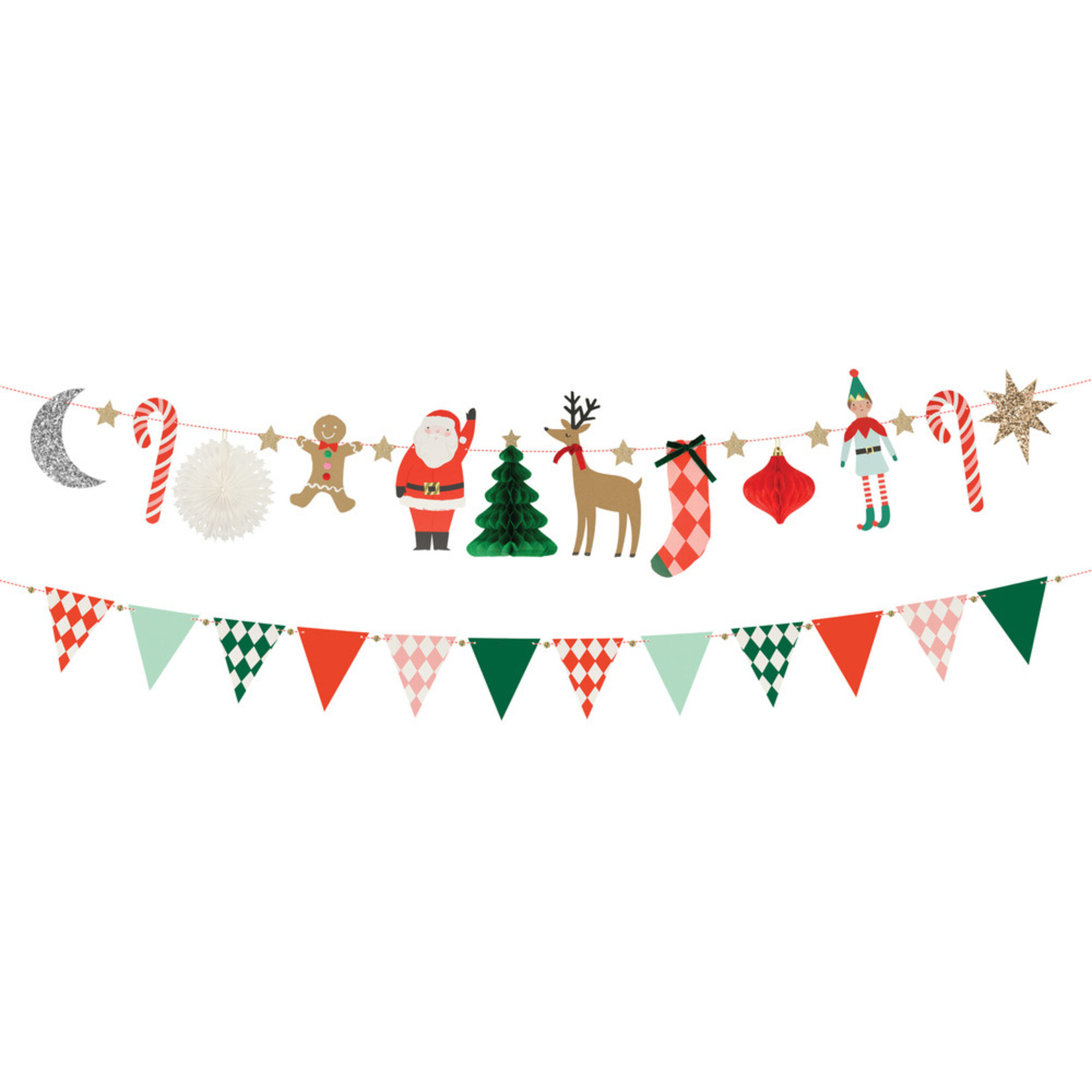 MERIMERI Christmas characters garland (2pcs)