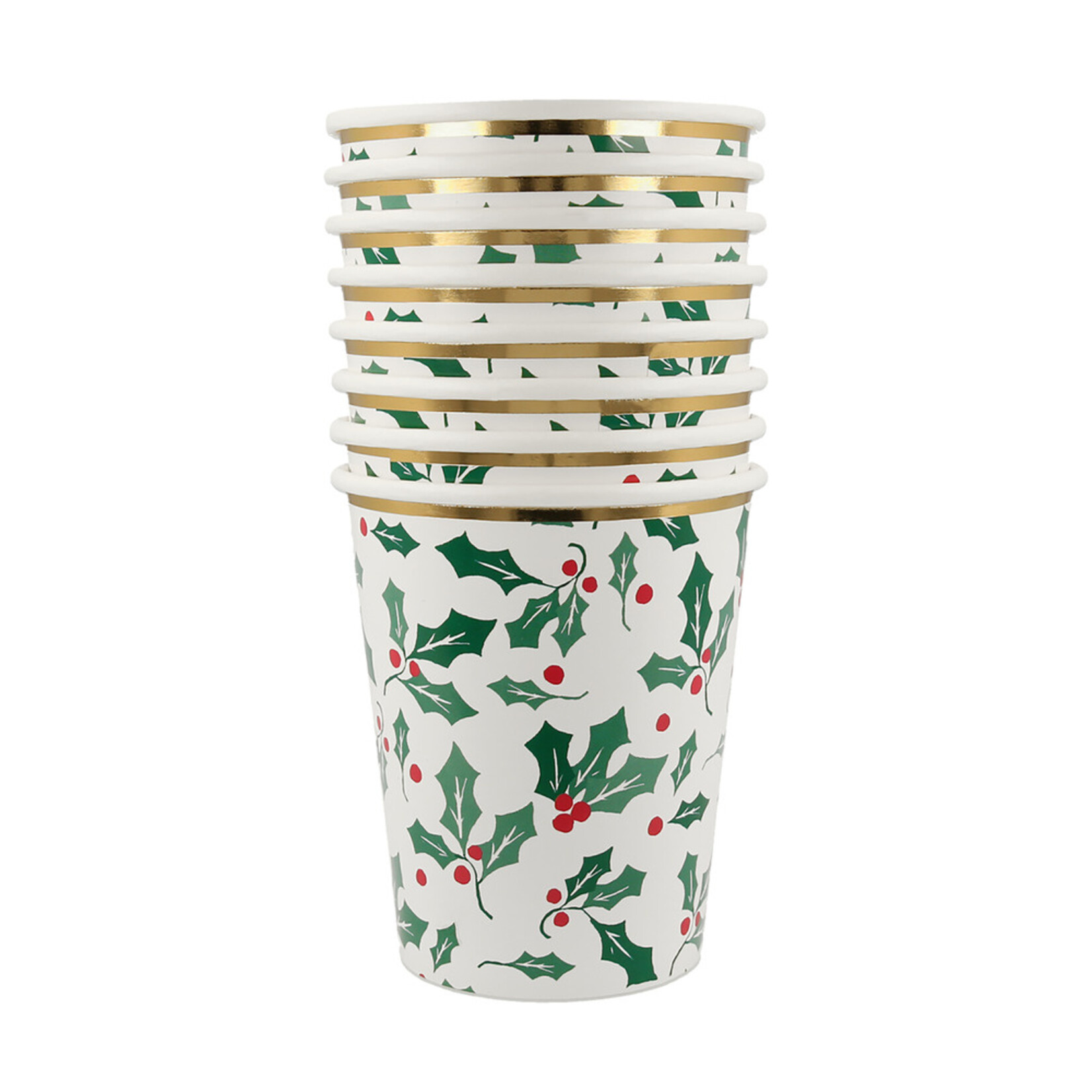 MERIMERI Holly pattern cups (8cs)