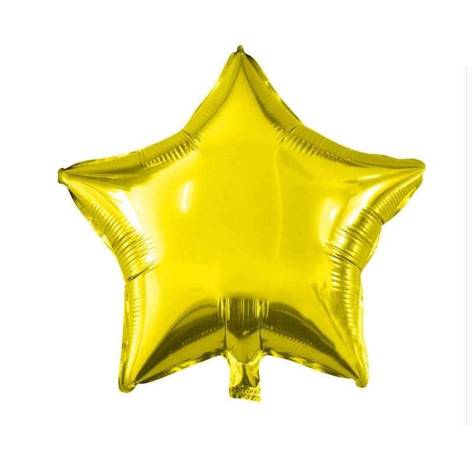 SMP star foil balloon yellow 90 cm