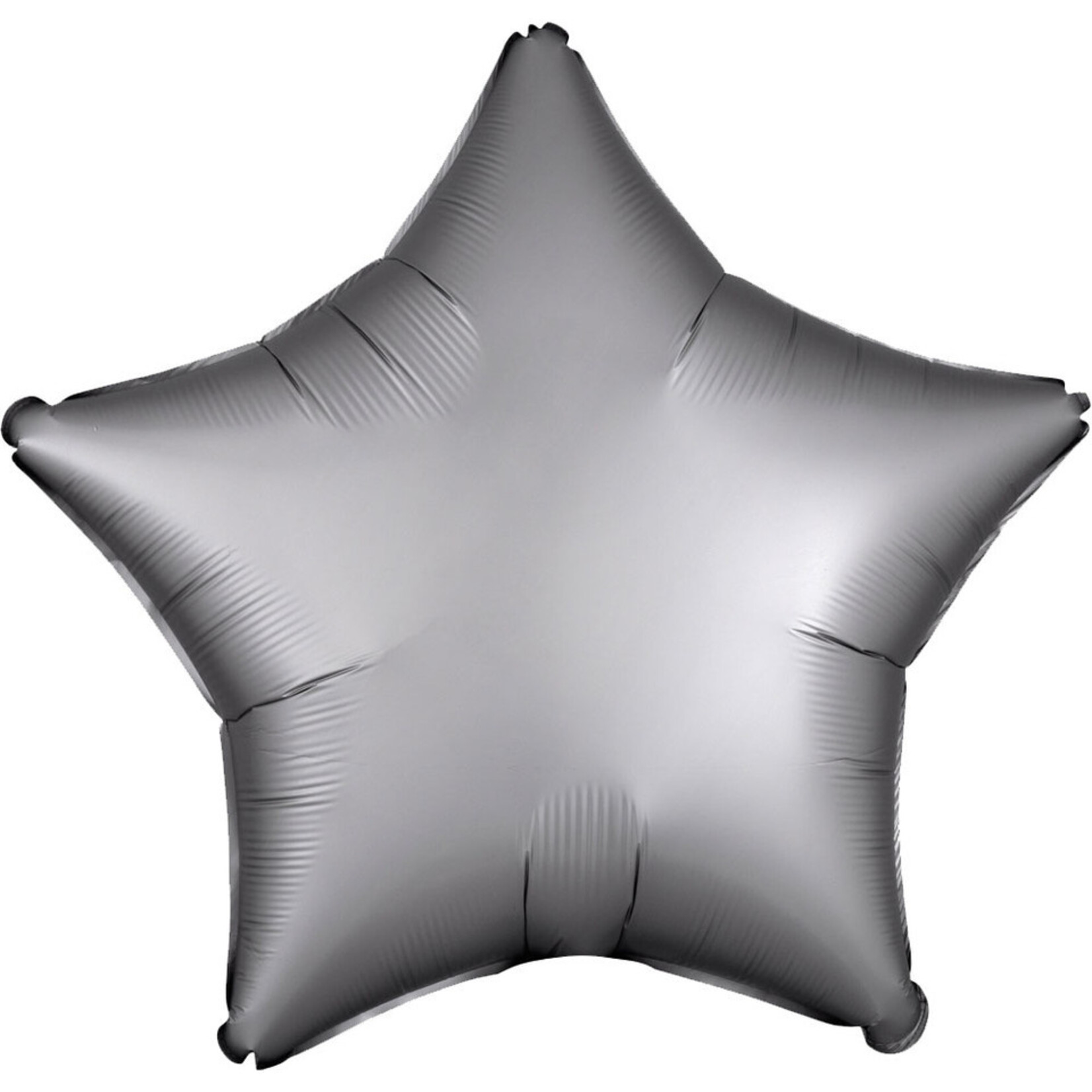 SMP star foil balloon grey platium 55 cm