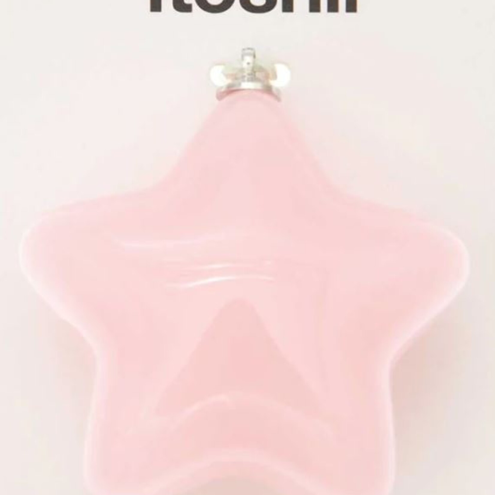 RICO Star pendant, rose, 1 pc, ca. 37 x 40 x 21 mm