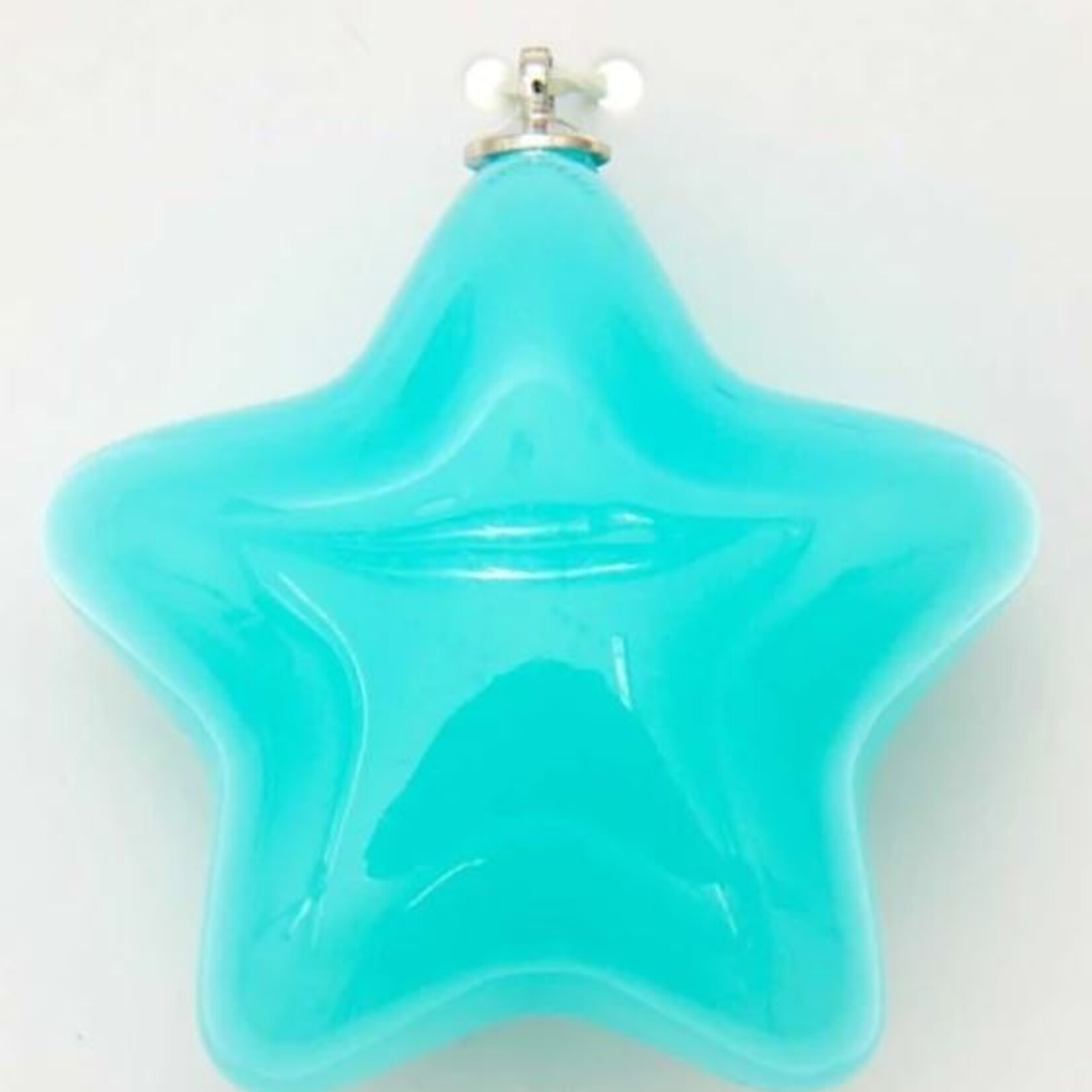 RICO Star pendant, blue, 1 pc, ca. 37 x 40 x 21 mm