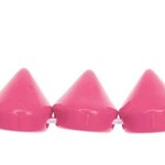 RICO Pyramide parels, neon roze (24st)