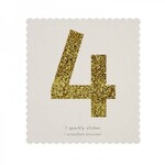 MERIMERI Glitter stickers alfabet 4