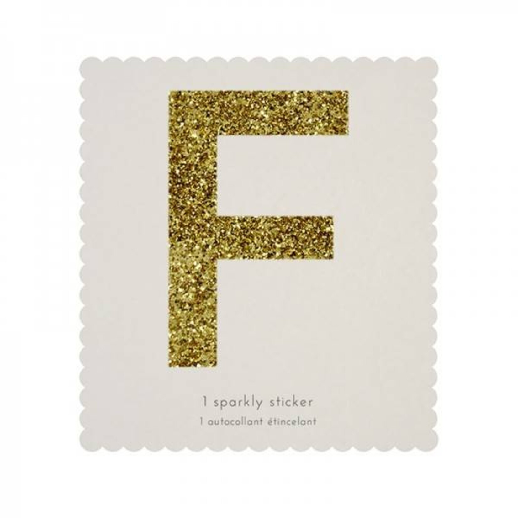 Gold Glitter Alphabet Sticker Sheets – Meri Meri