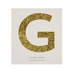 MERIMERI Glitter stickers alfabet G
