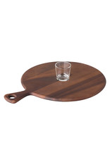 Stylepoint Acacia rond pizzaplateau met handvat, 44x34x1.5cm