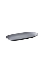Stylepoint Tinto ovale servingplate matt grey 30 x 15 cm