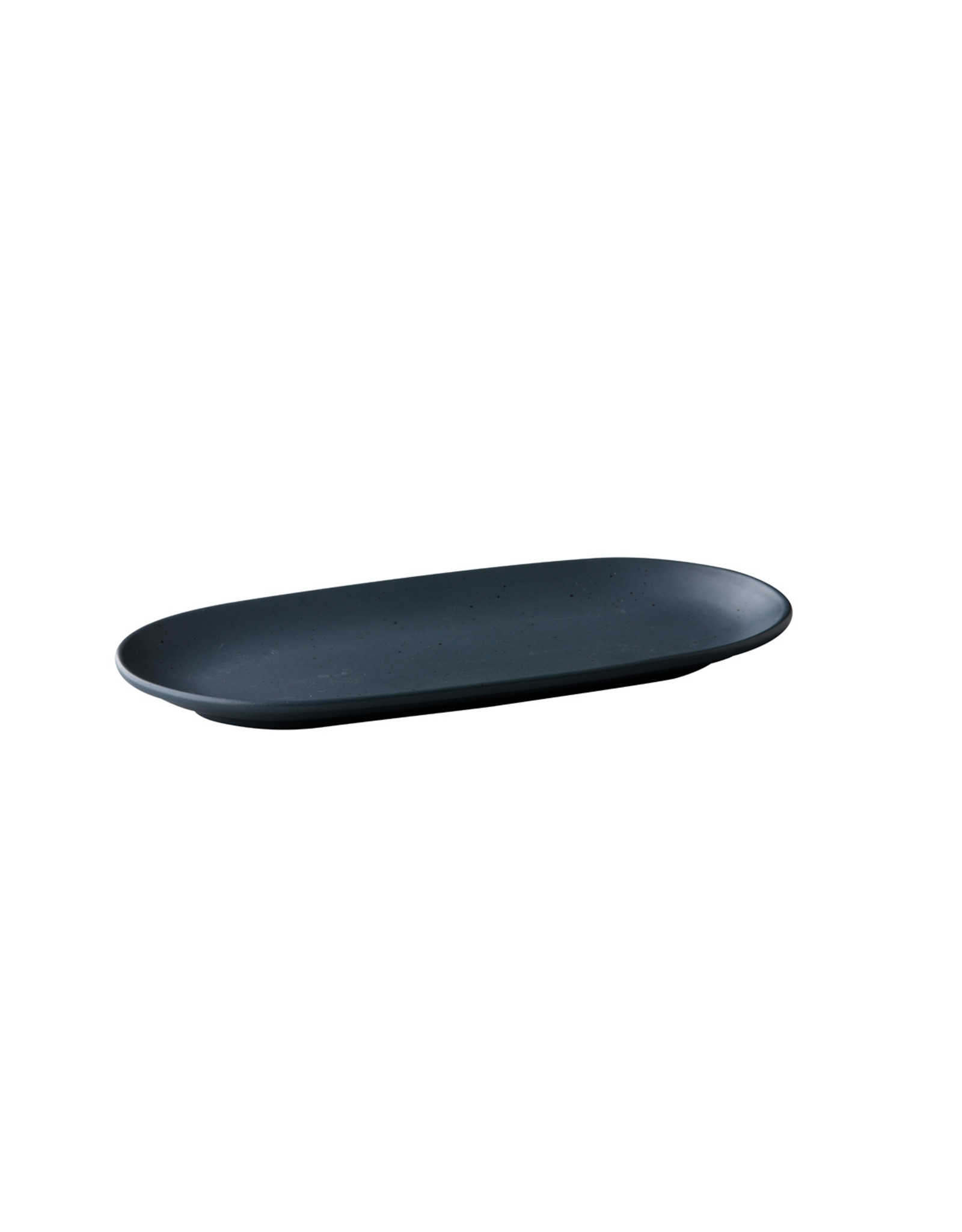 Stylepoint Tinto oval serving plate matt dark grey  30 x 15 cm