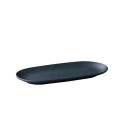 Stylepoint Tinto oval serving plate matt dark grey  30 x 15 cm