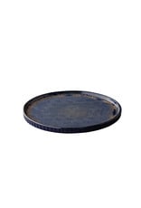 Stylepoint Stoneblue plate with raised edge 26,5 cm