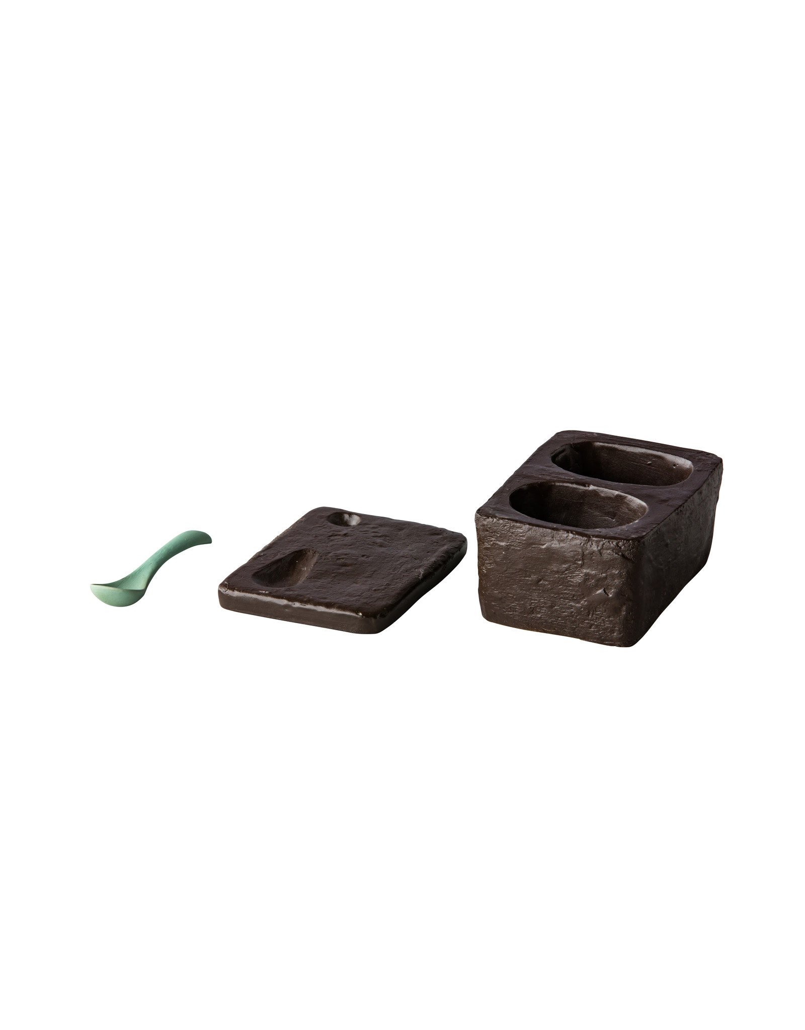 Stylepoint Oyster Peper en zout set zw. incl mini lepel