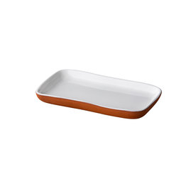 Stylepoint Stoneheart snack tapas bord 19 x 11,2 cm wit