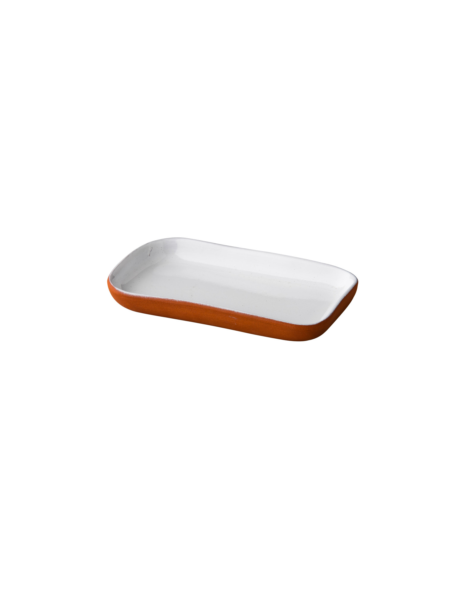 Stylepoint Stoneheart snack tapas plate 15x8,5 cm White