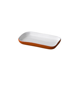 Stylepoint Stoneheart snack tapas bord 15 x 8,5 cm wit