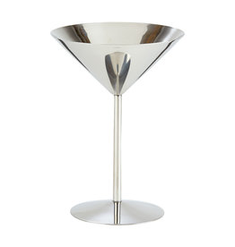 Stylepoint Stainless steel martini glass high 240 ml