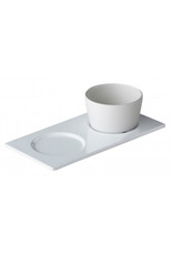 Stylepoint Melamine serving tray with 2 cut-outs 26,5x13,5cm