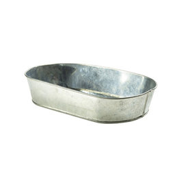 Stylepoint Galvanised steel Serving Platter oval 24 x 15 cm