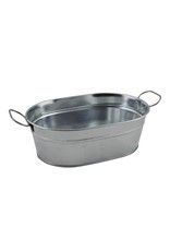 Stylepoint Galvanised steel Serving Bucket oval 23 x 15 cm