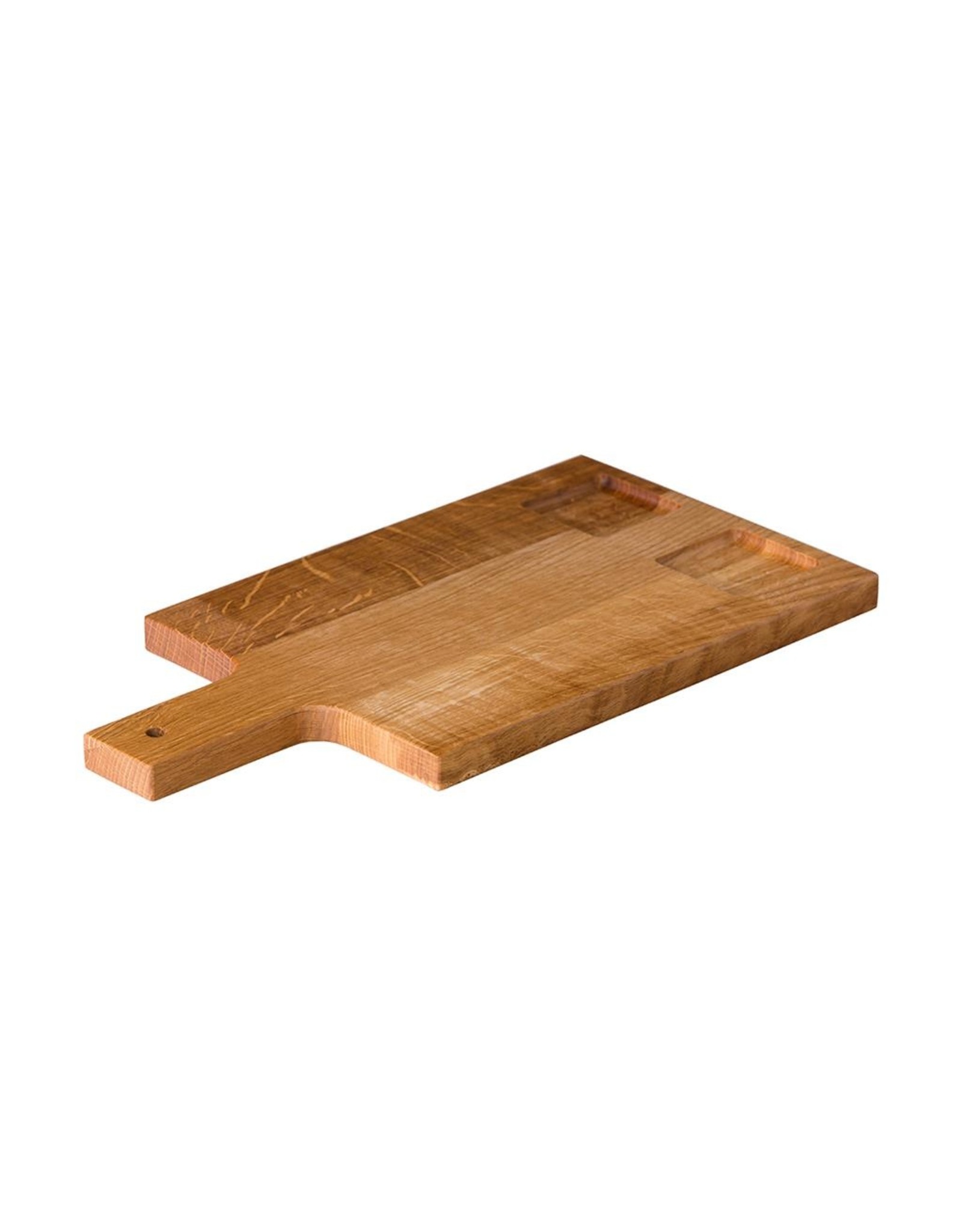 Stylepoint Eiken plank voor soepkom met handvat 35 x 18 cm