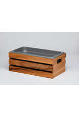 Stylepoint Acacia wood box GN 1/3 32,5 x 18 x 12,3 cm