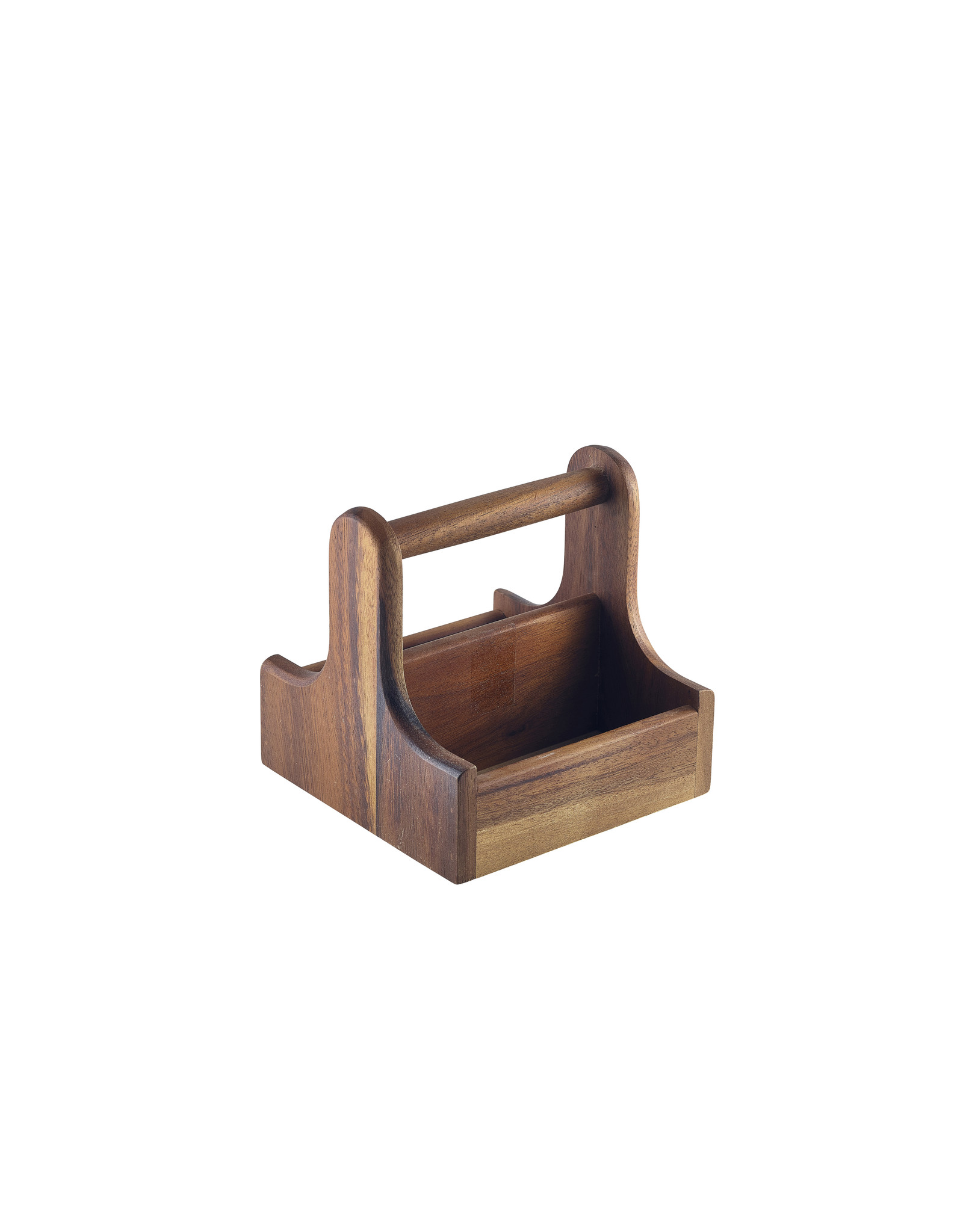 Stylepoint Wooden table caddy small handled acacia