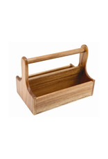 Stylepoint Acacia Wood Table Caddy handled 25 x 15,3 x 18 cm