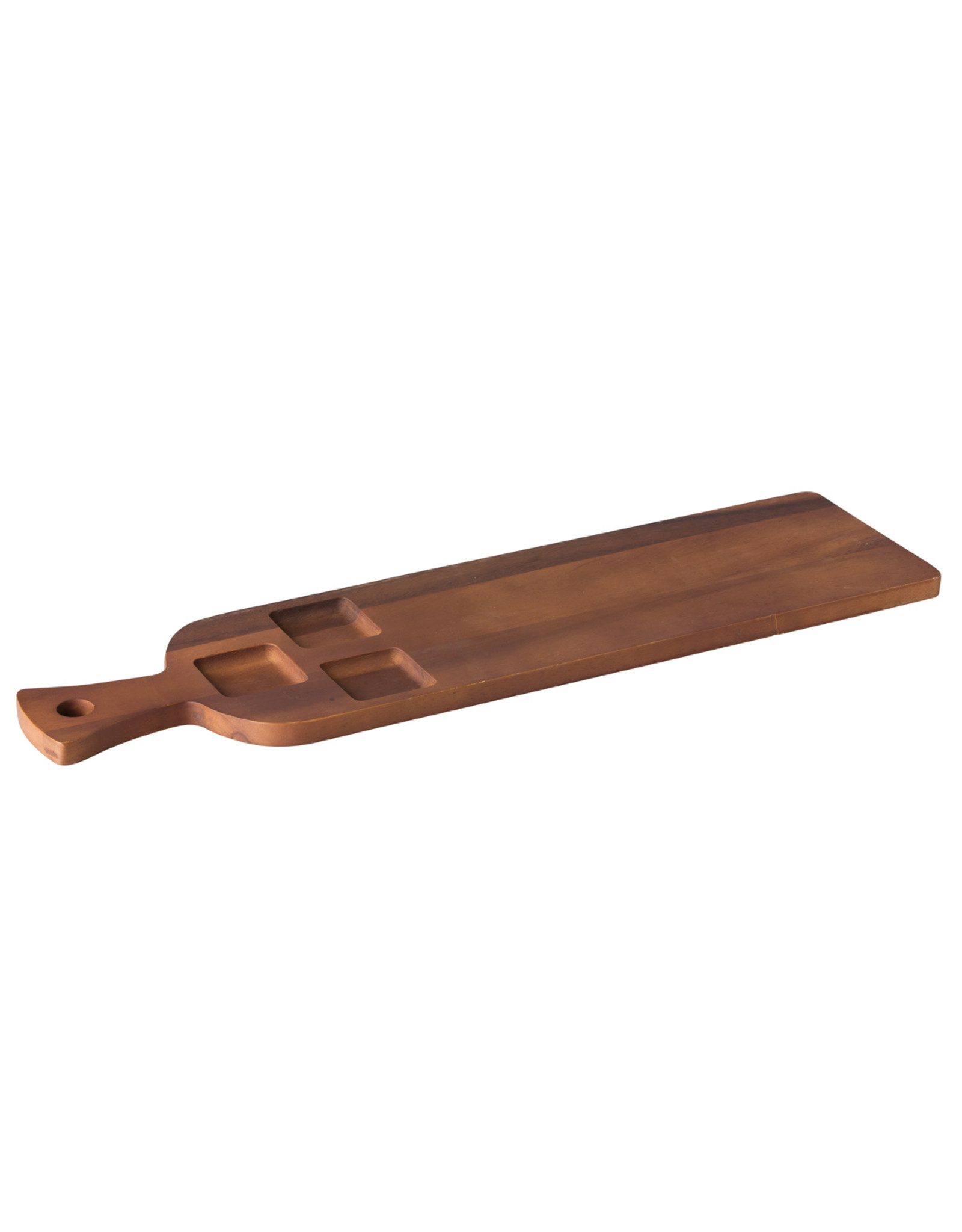 Stylepoint Acacia antipasti/broodplateau met handvat 60x15x1,5cm