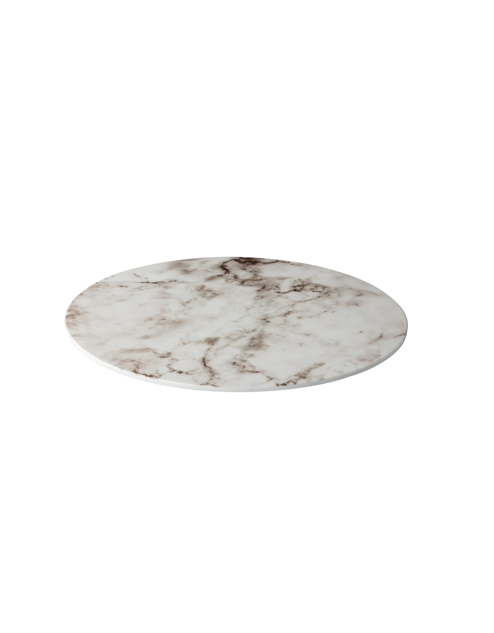 Stylepoint Plateau marble white round 33cm