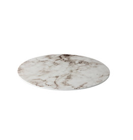 Stylepoint Melamine plateau marmer wit rond 33cm