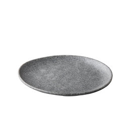 Stylepoint Pebble grey organic plate 26,5 cm