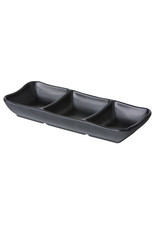 Stylepoint 3-compartment sauce dish 19 x 8 x 3,1 cm
