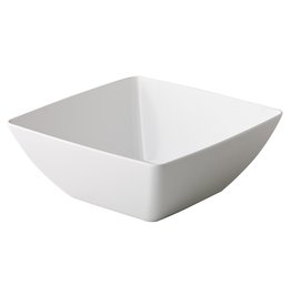 Stylepoint Curved square bowl white 19 x 19 x 10 cm