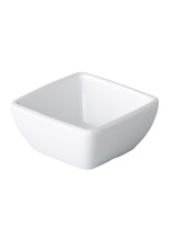 Stylepoint Curved square bowl white 6,3 x 6,3 x 3 cm