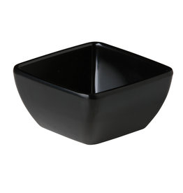 Stylepoint Melamine curved square bowl black 8,9 x 8,9 x 4,5 cm
