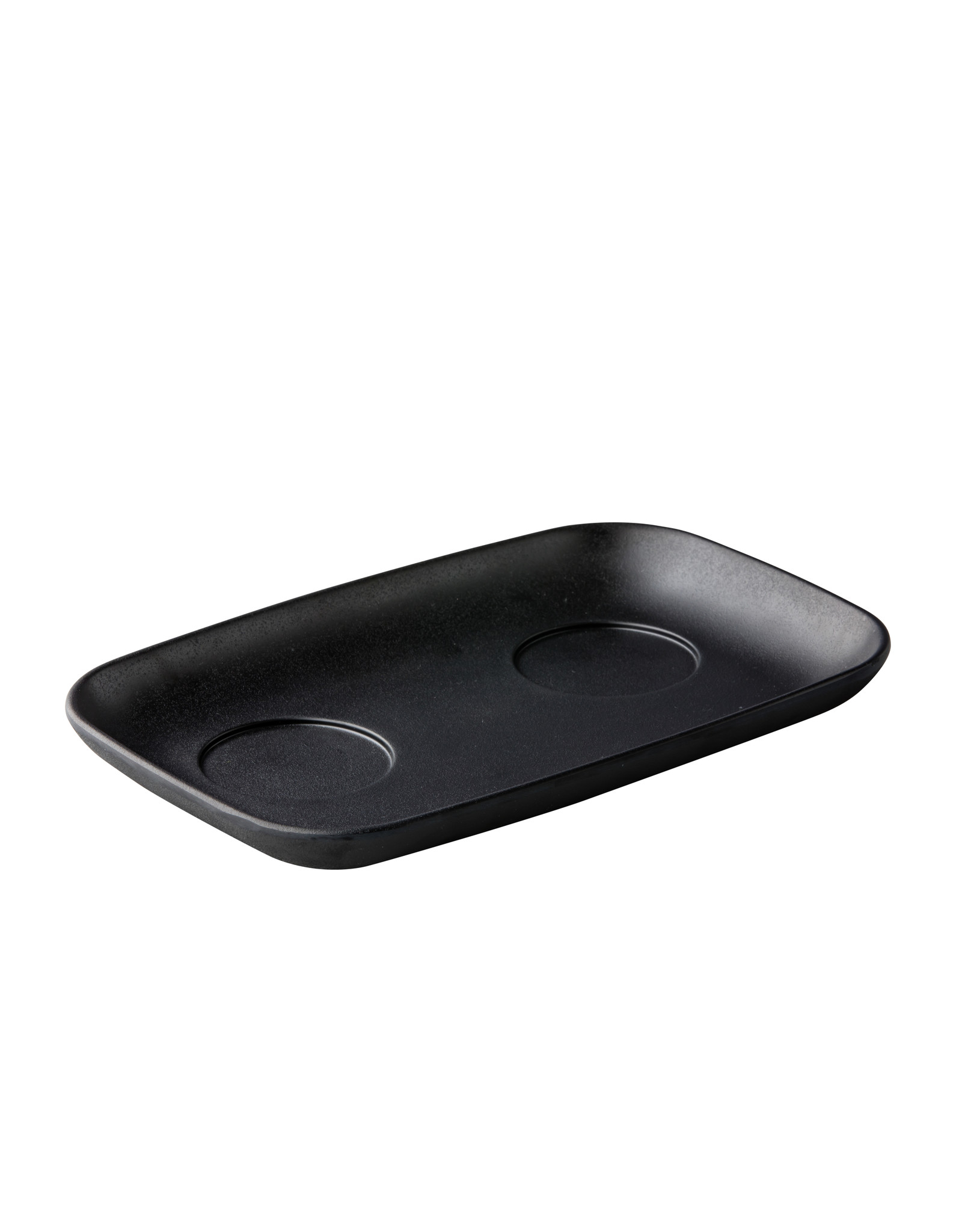 Stylepoint Serving tray with 2 cut-outs black 28 x 18 cm