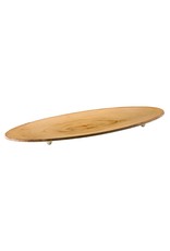 Stylepoint Wooden tray oval 65 x 26 cm