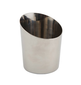 Stylepoint Stainless Steel serving cup plain angled 9,5 cm