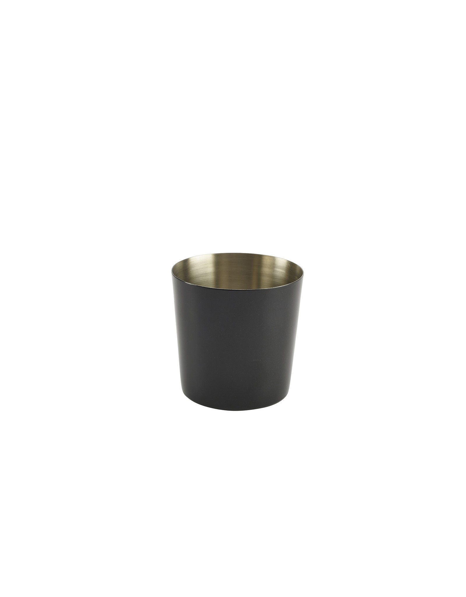Stylepoint Stainless steel serving cup black plain 8,5 cm