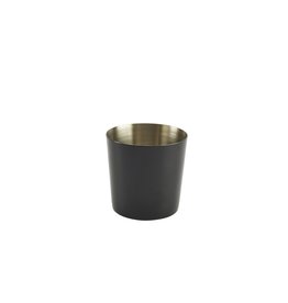 Stylepoint Stainless steel serving cup black plain 8,5 cm