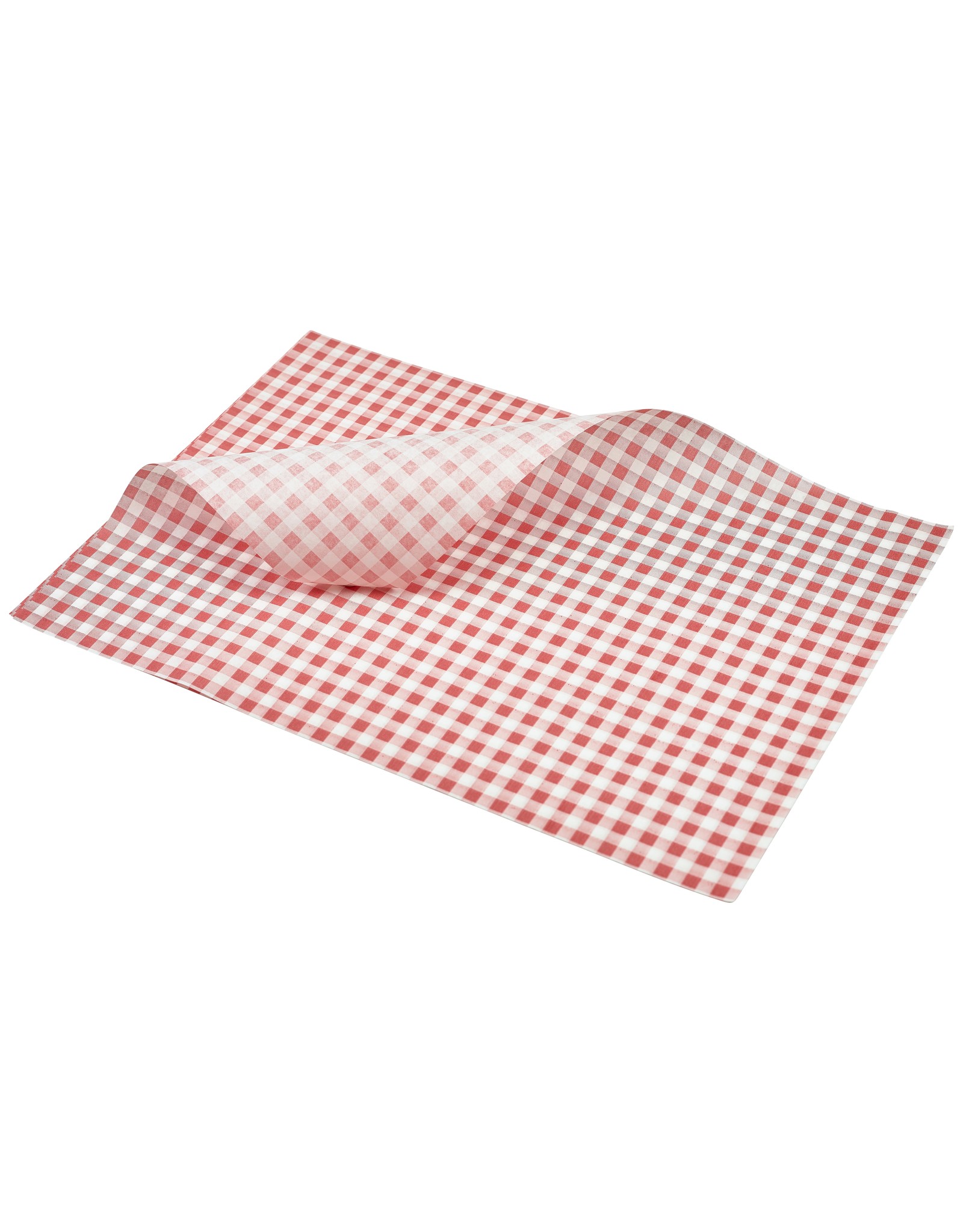 Stylepoint Greaseproof paper red gingham 35 x 25 cm 1000pcs